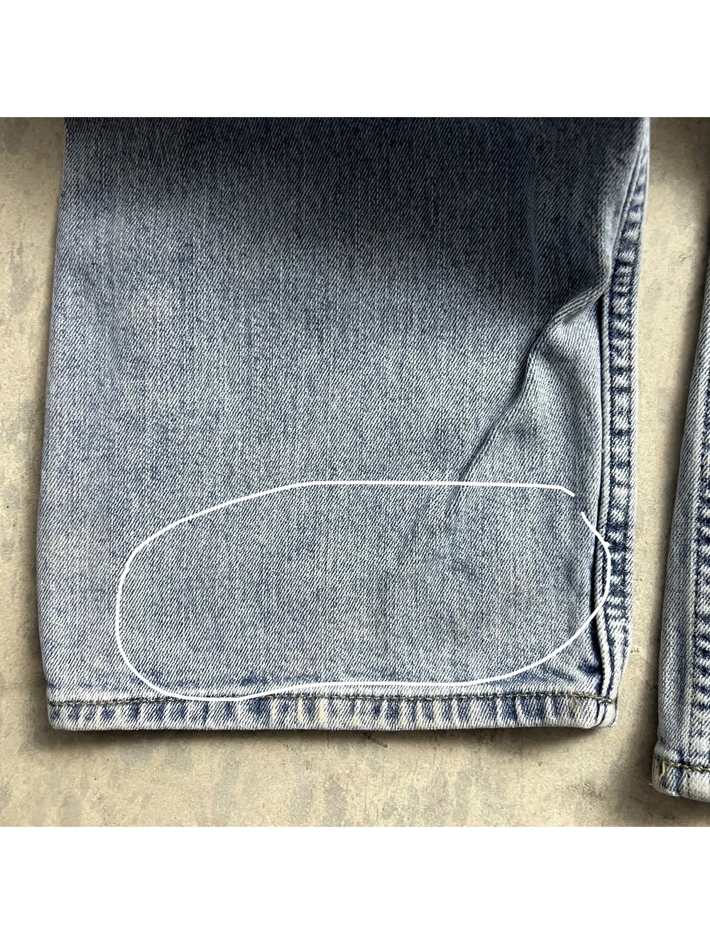 VTG Y2K Bullhead Patchwork Slim Jeans Mens Sz. 36X32 (Fits 36X30) Distressed - Picture 8 of 8